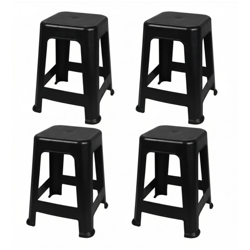 Set x4 Banquetas Bela Vista NEGRO