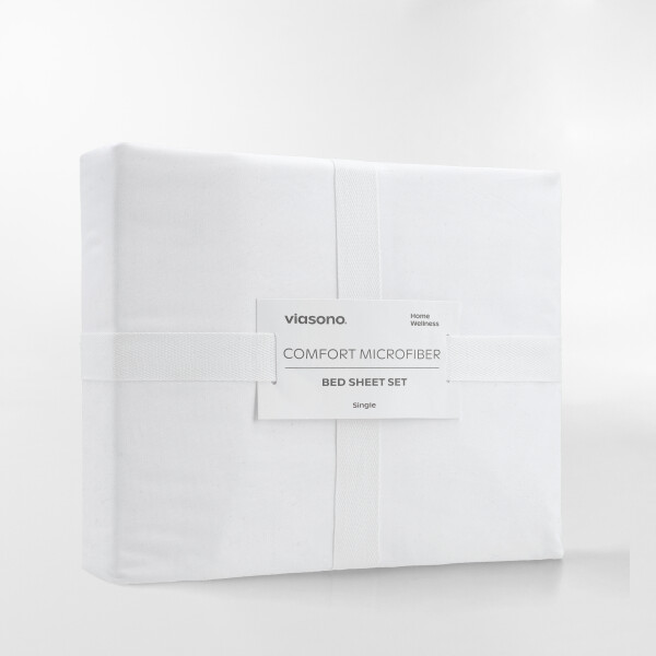 SÁBANA MICROFIBER BLANCO - 1 PLAZA