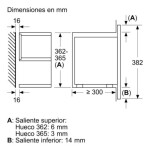 Microondas de empotrar Bosch BFR634GS1 negro