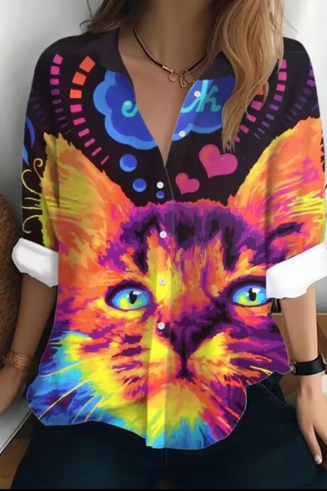 Camisa FACE Cat