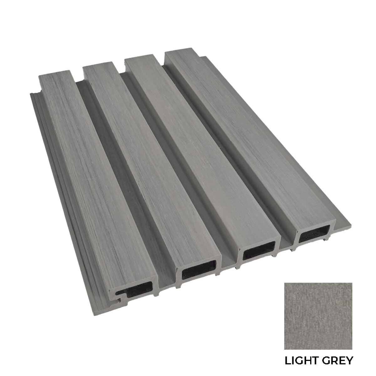Revestimiento Exterior Wpc Light Grey 