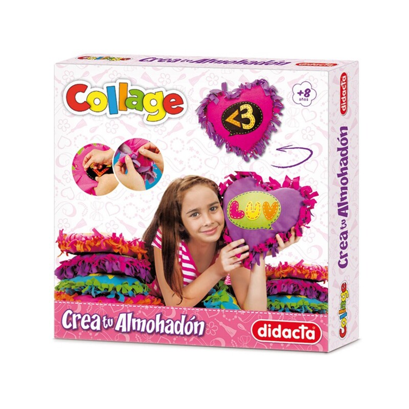 Juego infantil de costura Crea tu Almohadón Didacta Juego infantil de costura Crea tu Almohadón Didacta