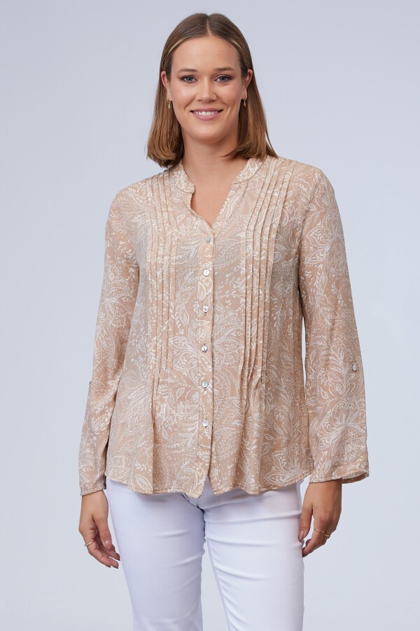Camisa Print BEIGE/MULTI
