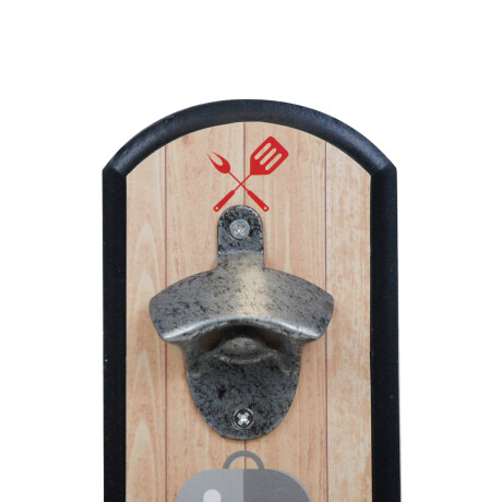 Destapador Vintage de madera para pared Beige