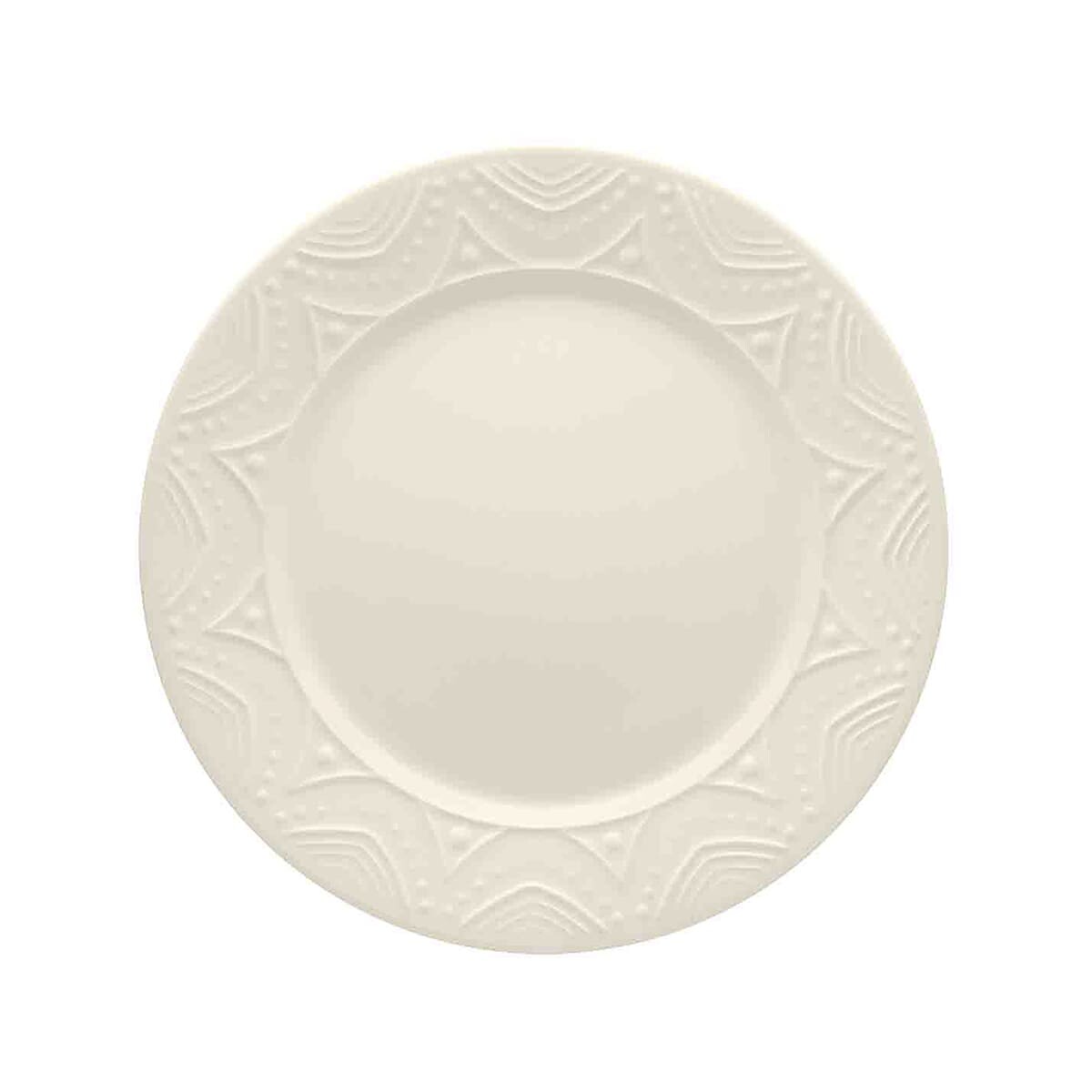 Plato llano Serena cream 26 cm OXFORD 