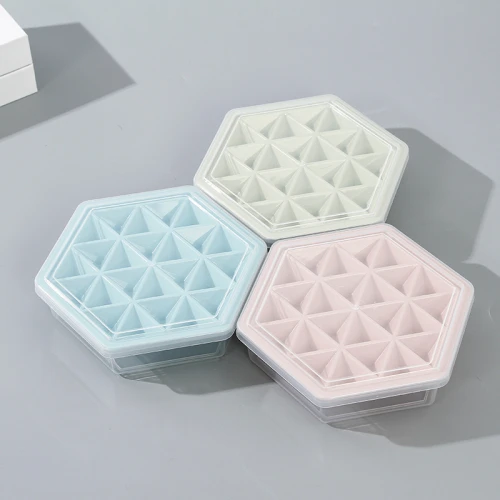 Cubetera De Hielo Hexagonal - Rosada Cubetera De Hielo Hexagonal - Rosada