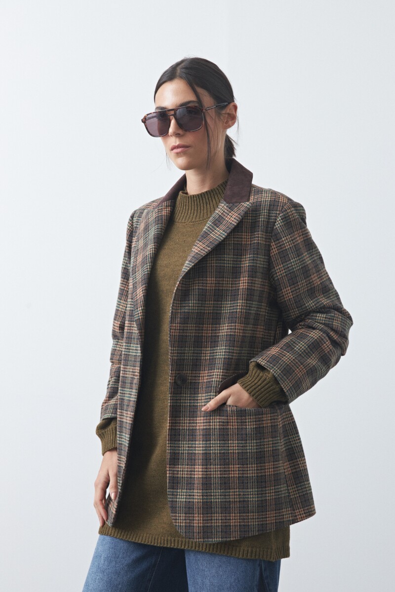 BLAZER CLODIE Gris Oscuro