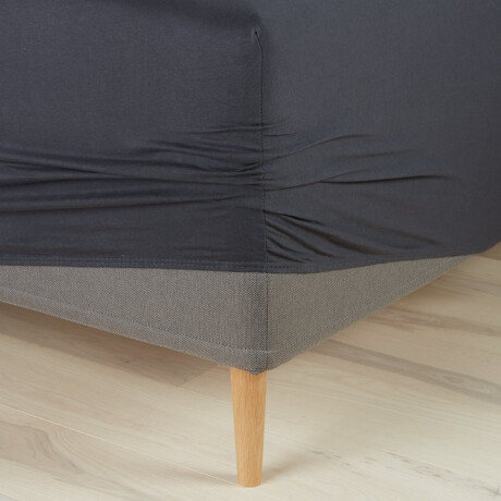 Sábana bajera jersey JENNY 140/150x200x35 gris osc Gris oscuro