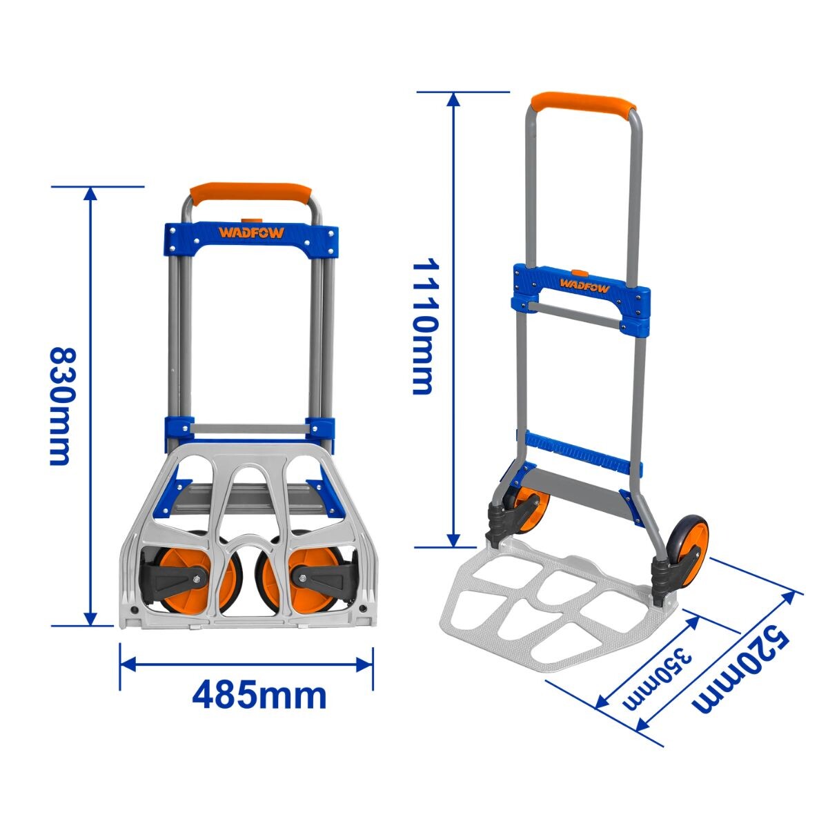 CARRO DE CARGA PLEGABLE 100KG WADOFOW Carro De Carga Plegable 100kg Wadofow