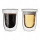Set 2 Vasos Doble Pared Borosilicato 350 Ml Sin Color