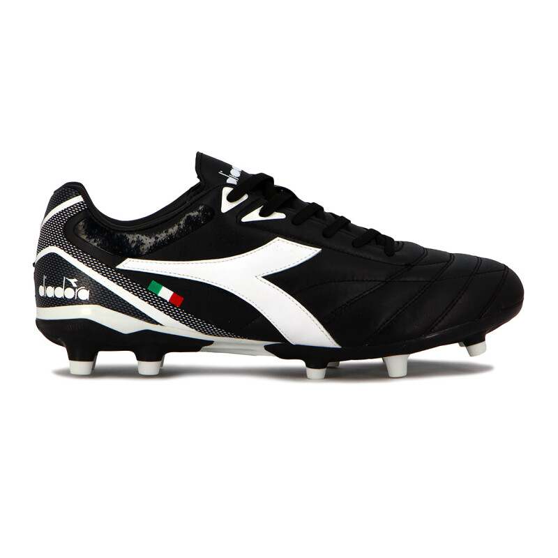 Zapato Fútbol Roma Md Diadora Hombre Negro-blanco