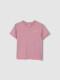 Camiseta Print Cocodrilo Rosa
