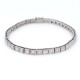 Pulsera Tenis Antigua oro 18k blanco y brillantes Pulsera Tenis Antigua oro 18k blanco y brillantes