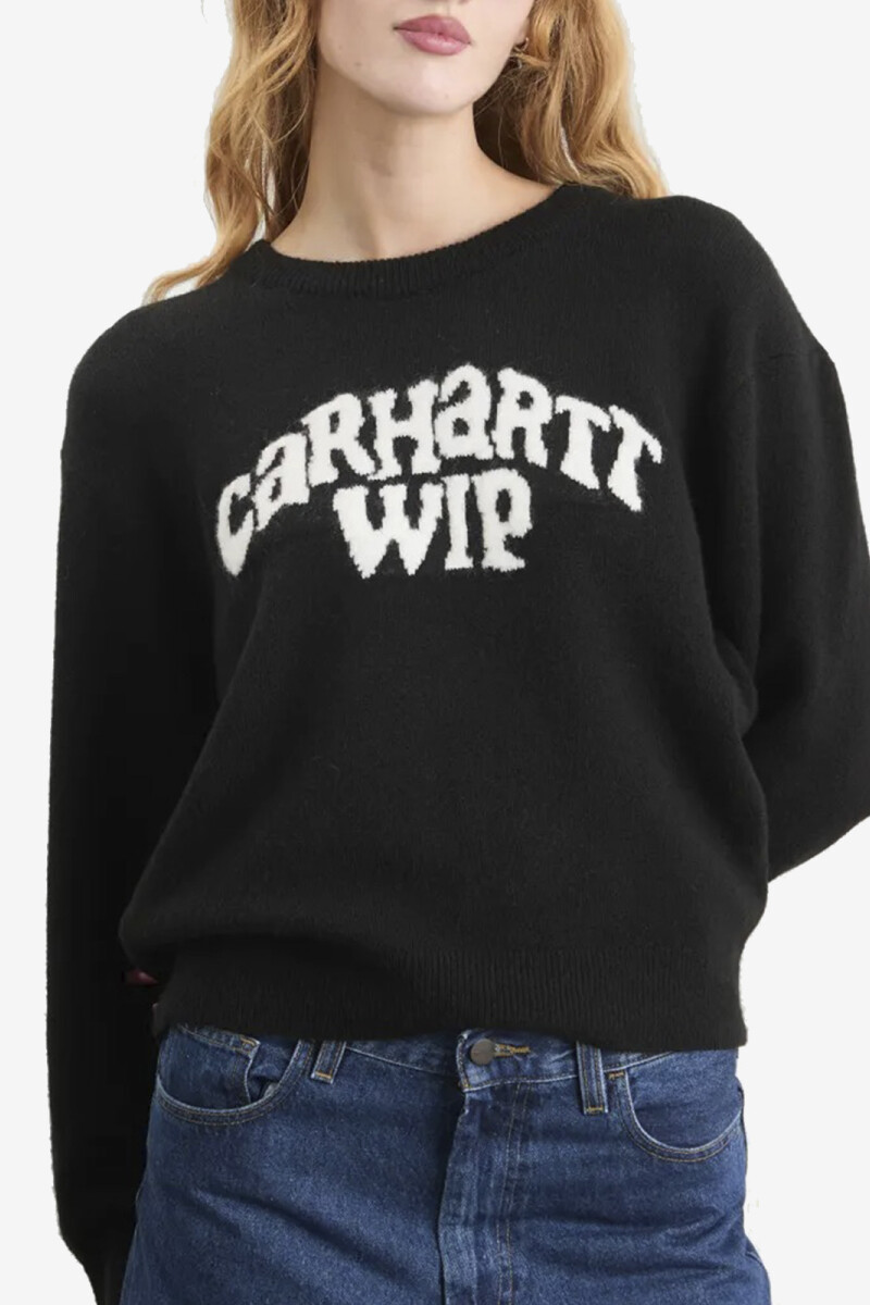 W' GUIDE CLUB SWEATER Negro