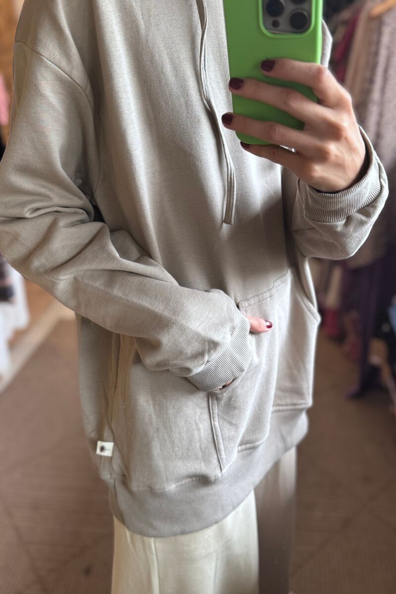 Buzo Oversize Visón
