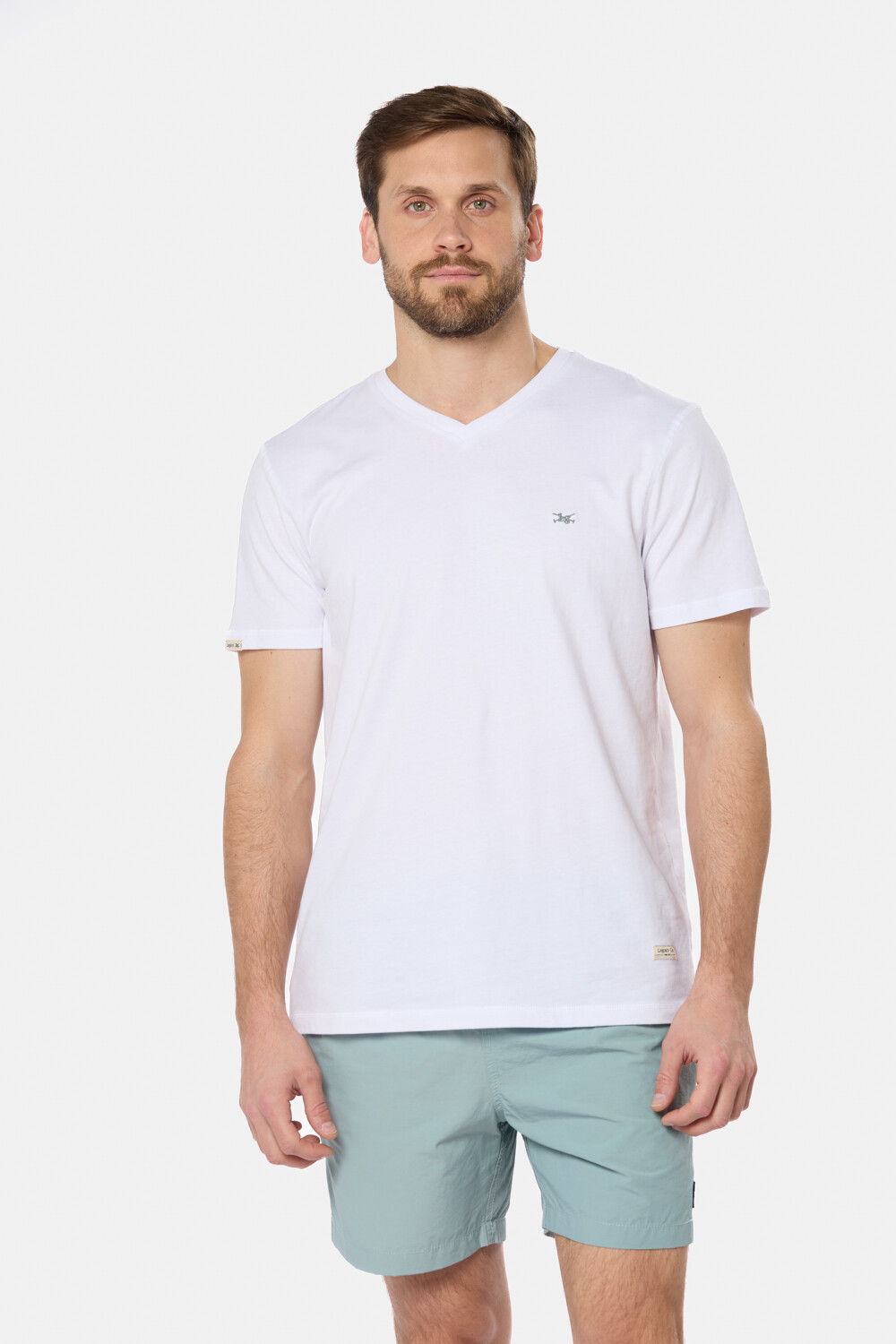 SHORT DE BAÑO LISO Denim