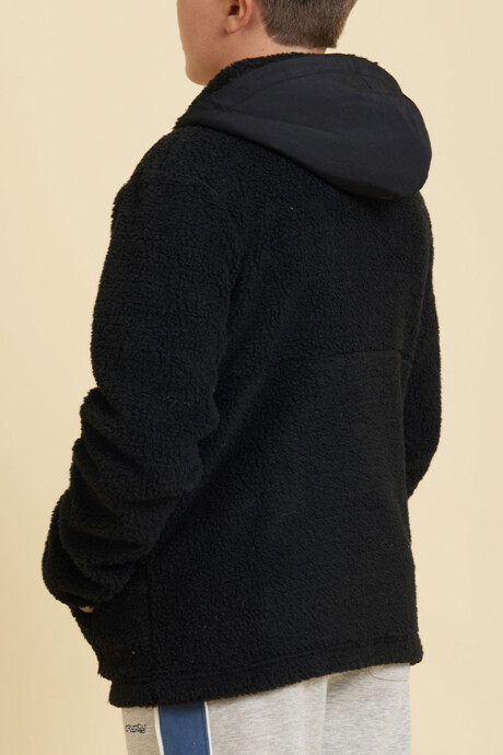 CANGURO M/C KUNAL TEEN ( SHERPA ) RUSTY Negro