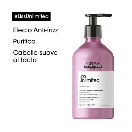 Shampoo L'Oréal Prof Liss Unlimited 500 ml Shampoo L'Oréal Prof Liss Unlimited 500 ml