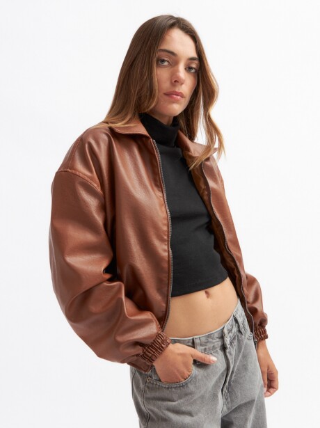 CAMPERA PATY MARRÓN