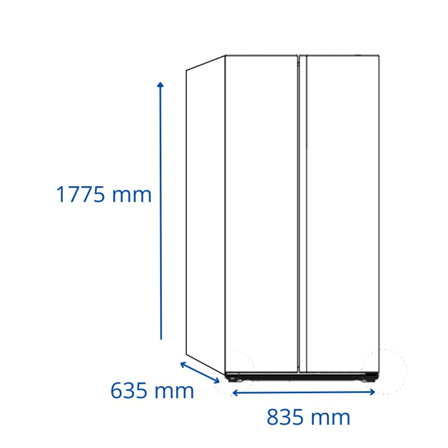 Heladera SBS 442 L James RJ 35 M SBSI INOX Heladera SBS 442 L James RJ 35 M SBSI INOX