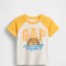 V-FRCH SS LOGO GRPH RAGLAN T NEW OFF WHITE
