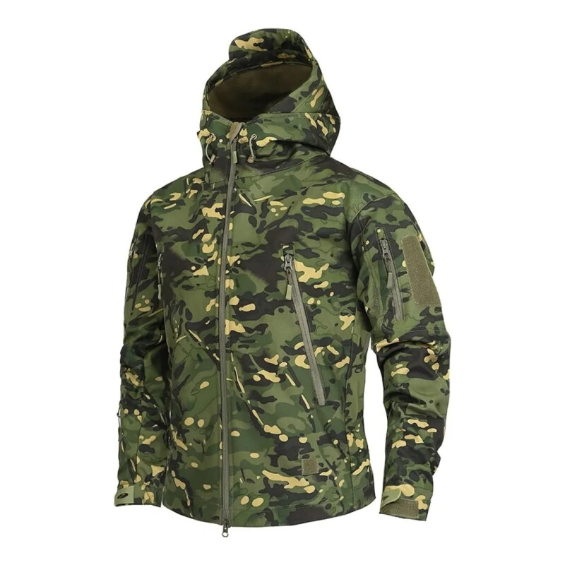 Campera Táctica en Neopreno Multicam
