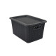 Caja organizadora simil ratá 5L NEGRO