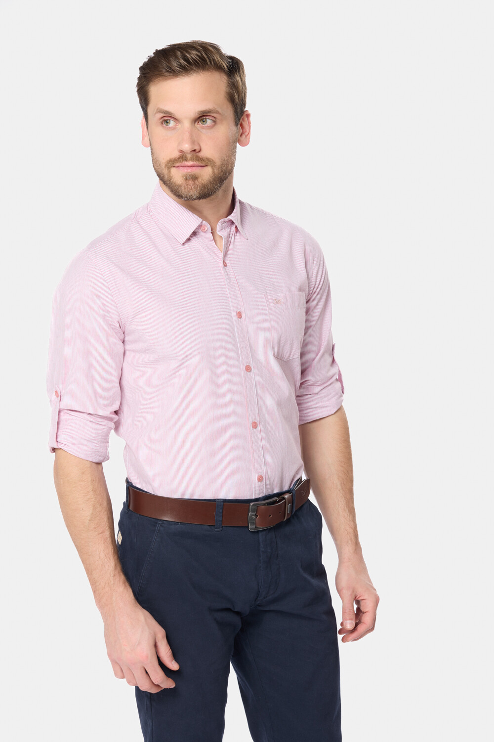 CAMISA RAYADA Rosa