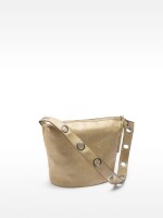 Bolso De Hombro Efecto Craquelado crudo