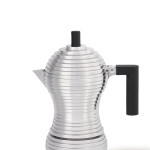 Máquina de café Moka negra Alessi Pulcina Máquina de café Moka negra Alessi Pulcina