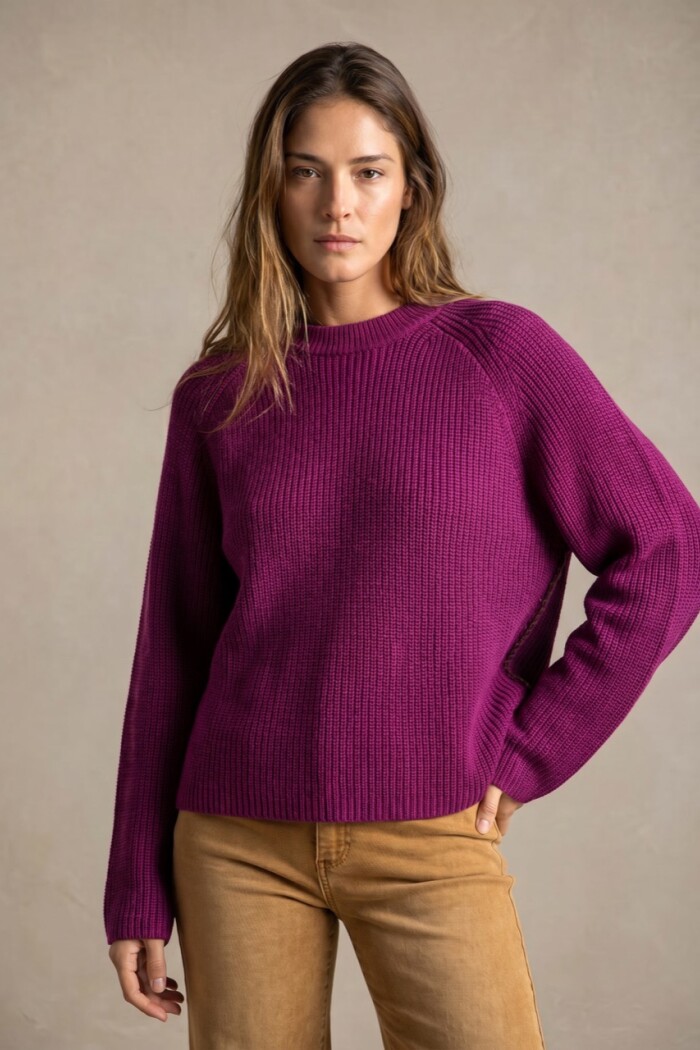 Sweater Algodon Magenta