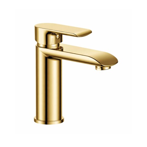 Grifería de lavatorio Monocomando bajo de mesada Alassio Oro Grifería De Lavatorio Monocomando Bajo De Mesada Alassio Oro