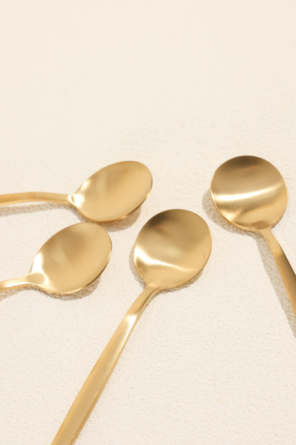 Cuchara De Té Fiordo, Set 4 Un. Dorado Color Unico