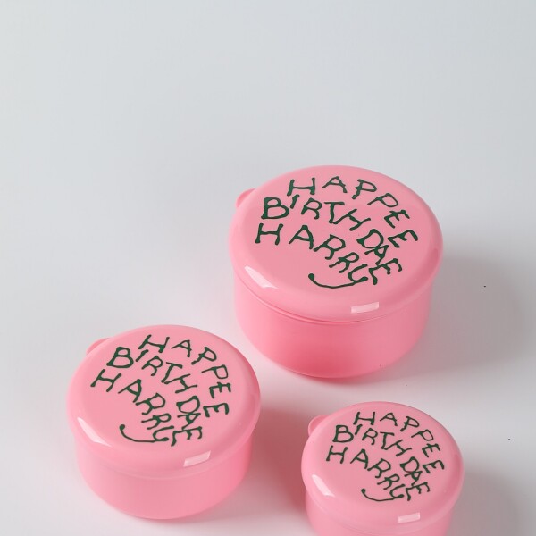 Contenedor Harry Potter 3pcs Torta Hagrid