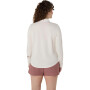 Polo Running Asics Icon 1/2 Zip Mujer Cream