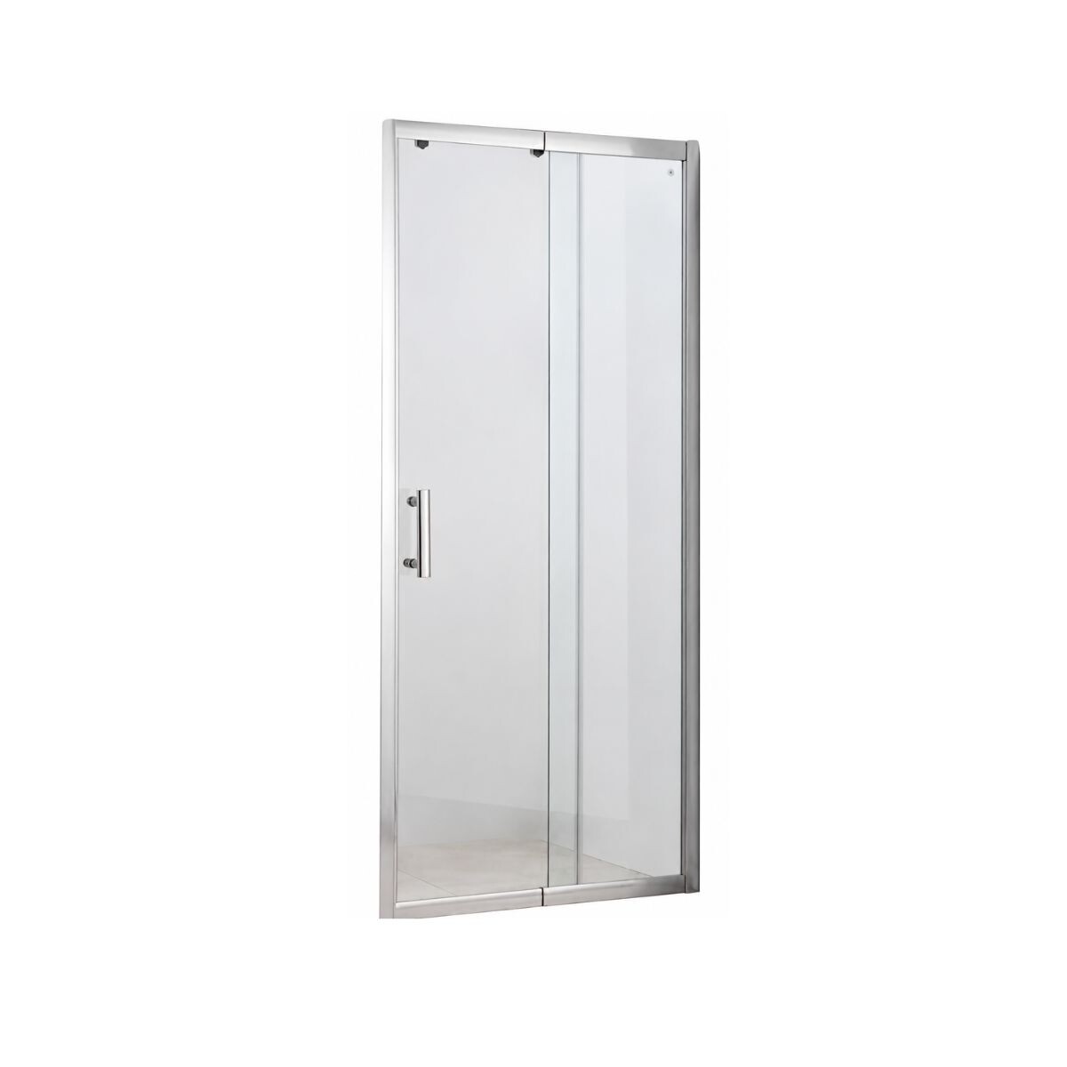 Mampara De Vidrio Regulable 120-134 Cm 