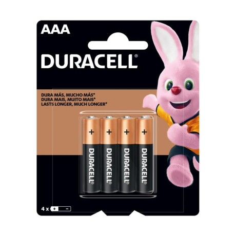 Pack X4 Pilas Duracell Alcalinas Aaa 001