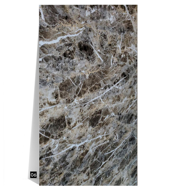 Revestimiento De Pared Placa Pvc Flexible 2.44 X 1.22mts MARRON