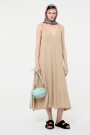 VESTIDO SUELTO Beige