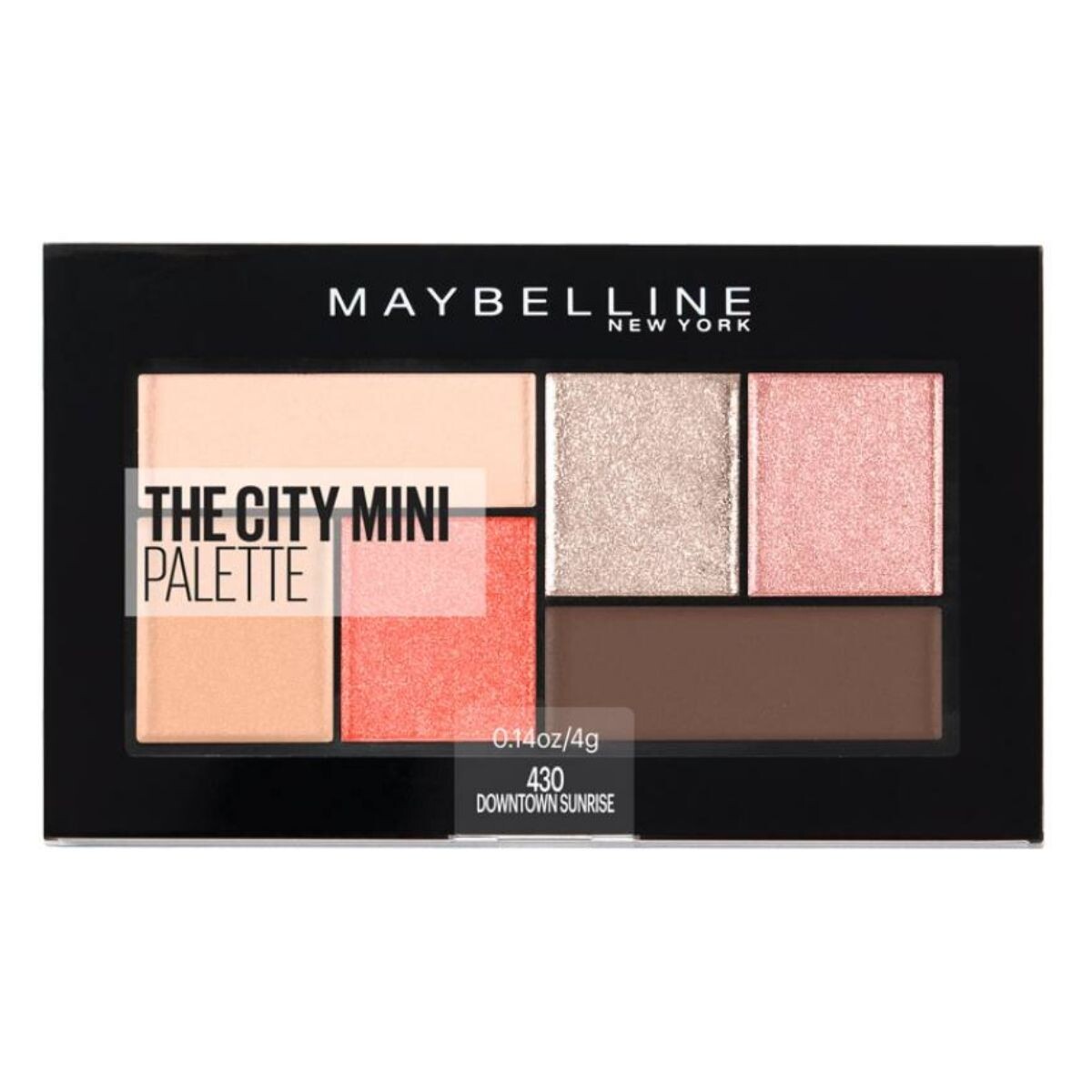 Sombra Maybelline The Citiy Mini Palette Downtown Sunrise #430 