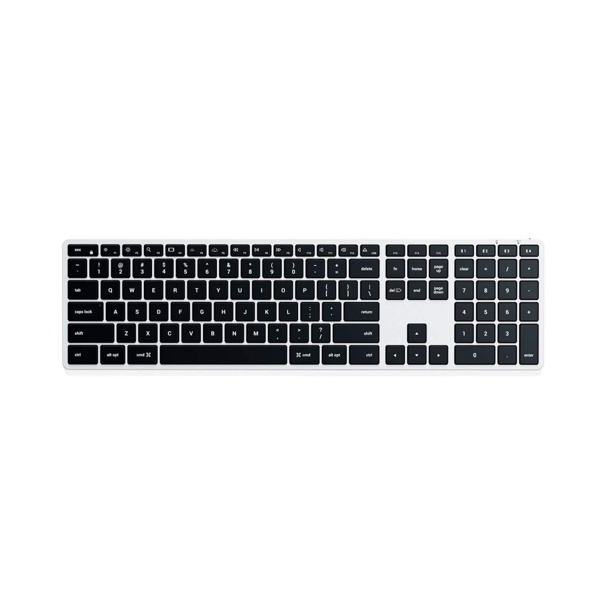 Satechi Teclado SLIM X3 Bluetooth - Silver 