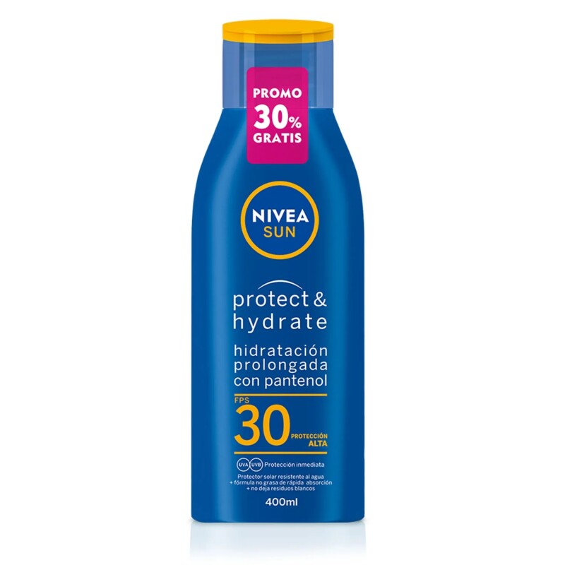 Protector Solar Nivea Loción Hidratante F30 400 Ml. Protector Solar Nivea Loción Hidratante F30 400 Ml.
