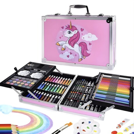 Set Valija Metálica Arte 145 Piezas Set Valija Metálica Arte 145 Piezas