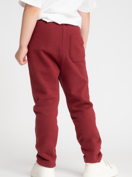 Pantalón deportivo básico Bordeaux