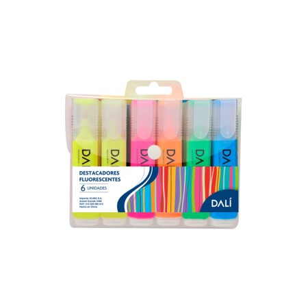 DESTACADOR FLUO DALI SURTIDOS X 6 DESTACADOR FLUO DALI SURTIDOS X 6