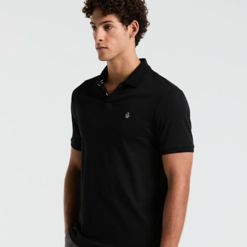 Remera Polo Original Penguin Negro