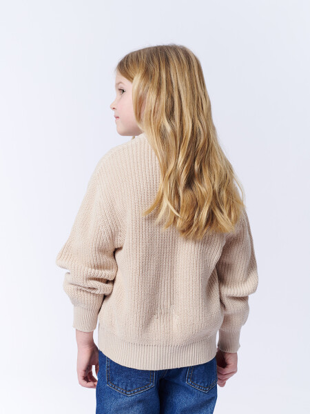 Cardigan Punto Beige