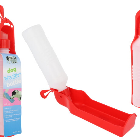 Bebedero de mascotas con botella de 500ml Bebedero de mascotas con botella de 500ml