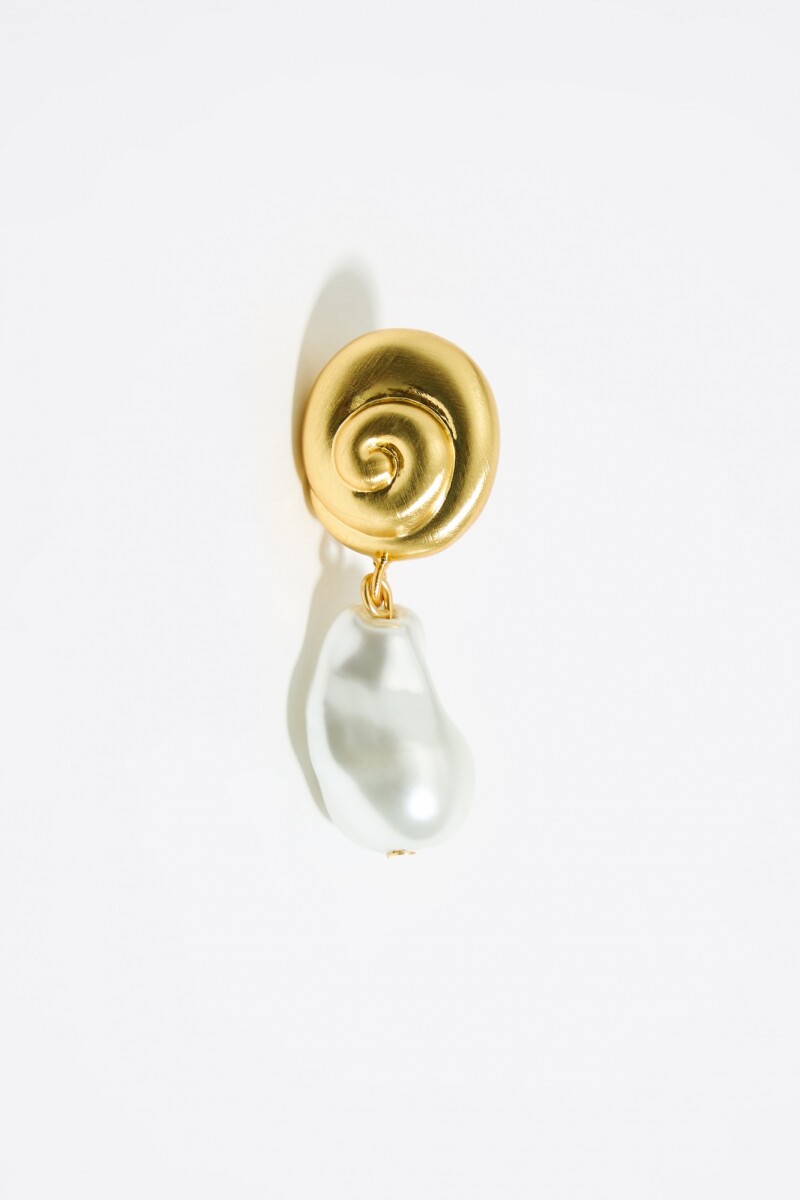 PENDIENTES PERLA Blanco