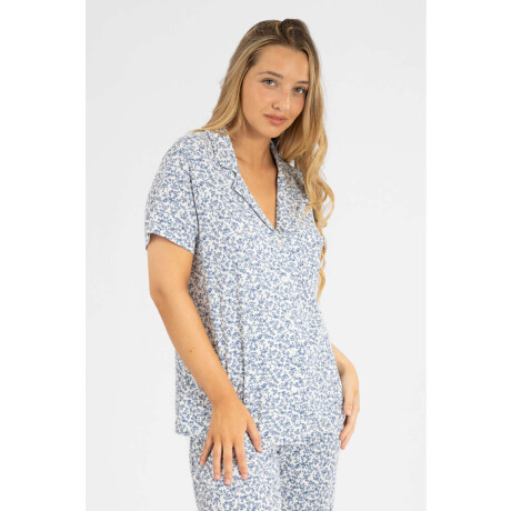 Pijama americano london mc Azul